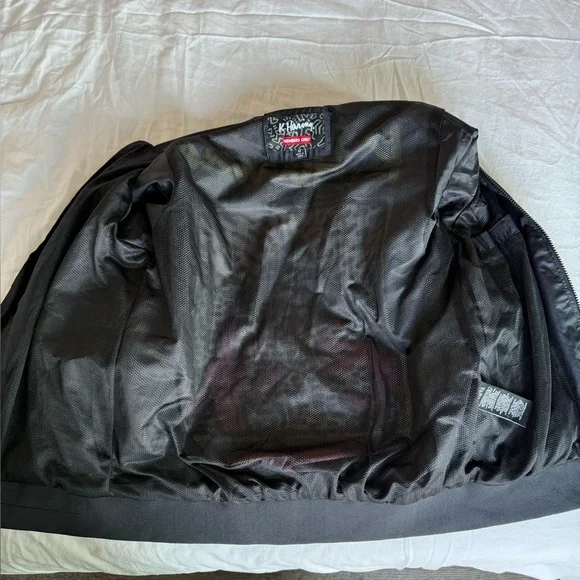 Keith Harring x Members Only Jacket Mens M Black Racer Street Style Windbreaker - Picture 6 of 6